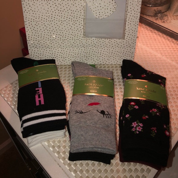 kate spade Accessories - NEW!! ♠️ Kate Spade Sock Set